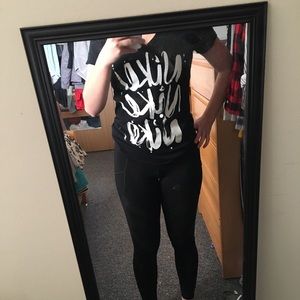 V-neck athletic shirt.